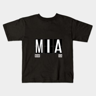 MIA - Miami Florida Airport Code Souvenir or Gift Shirt Kids T-Shirt